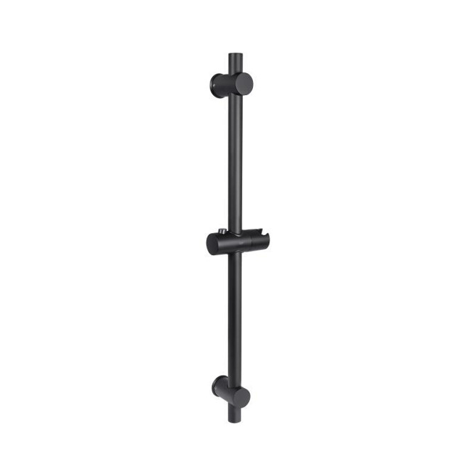 Душова стійка з тримачем нержавійкайка Qtap Lepit 665 мм кругла QTLEP82103OB Black Matt Харків - фото 1