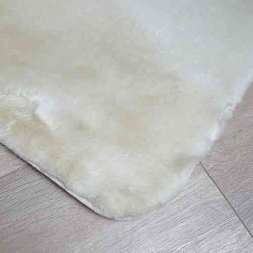 Килимок для підлоги з еко-хутра ТМ Dariana Tweed 160*220 см бежевий Житомир