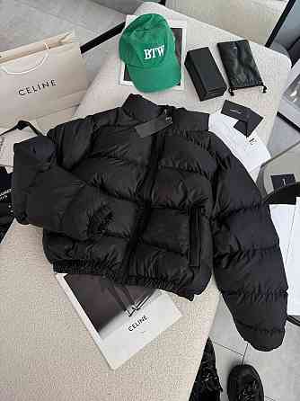 Жіноча стильна повсякденна куртка на біопуху плащівку лаке Чорний, 46/48 Одеса