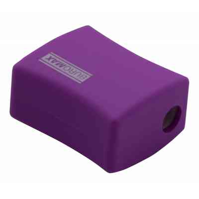 Точилка Buromax ALFA, RUBBER TOUCH с контейнером 2 отверстия (BM.4778-1) Винница