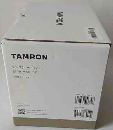 Объектив: Tamron 28-75mm f/2.8 Di III VXD G2 (Sony -E) Харьков