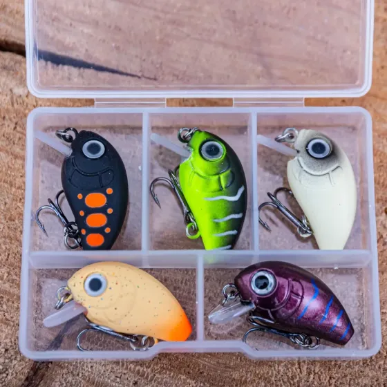 Набор воблеров кренков 5шт, 2.8см, 2г в коробке Киев