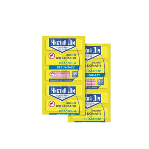 Пластини від комарів 10шт Чистий Дім Житомир - фото 2