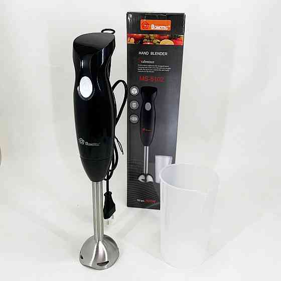 Блендер електричний занурювальний для дому DOMOTEC MS-5102 400 W, Блендер для смузі і соусів OS-28 Львів