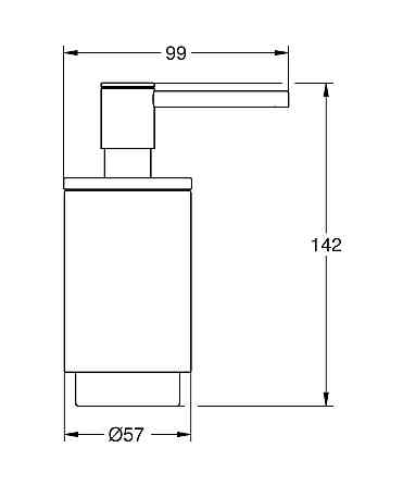 Дозатор жидкого мыла Grohe Selection (41028000) Киев