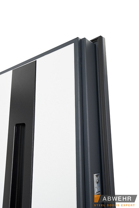 Двери уличные, модель 506 Nordi Glass RAL 7021Т со стеклопакетом 1200 Киев - изображение 9