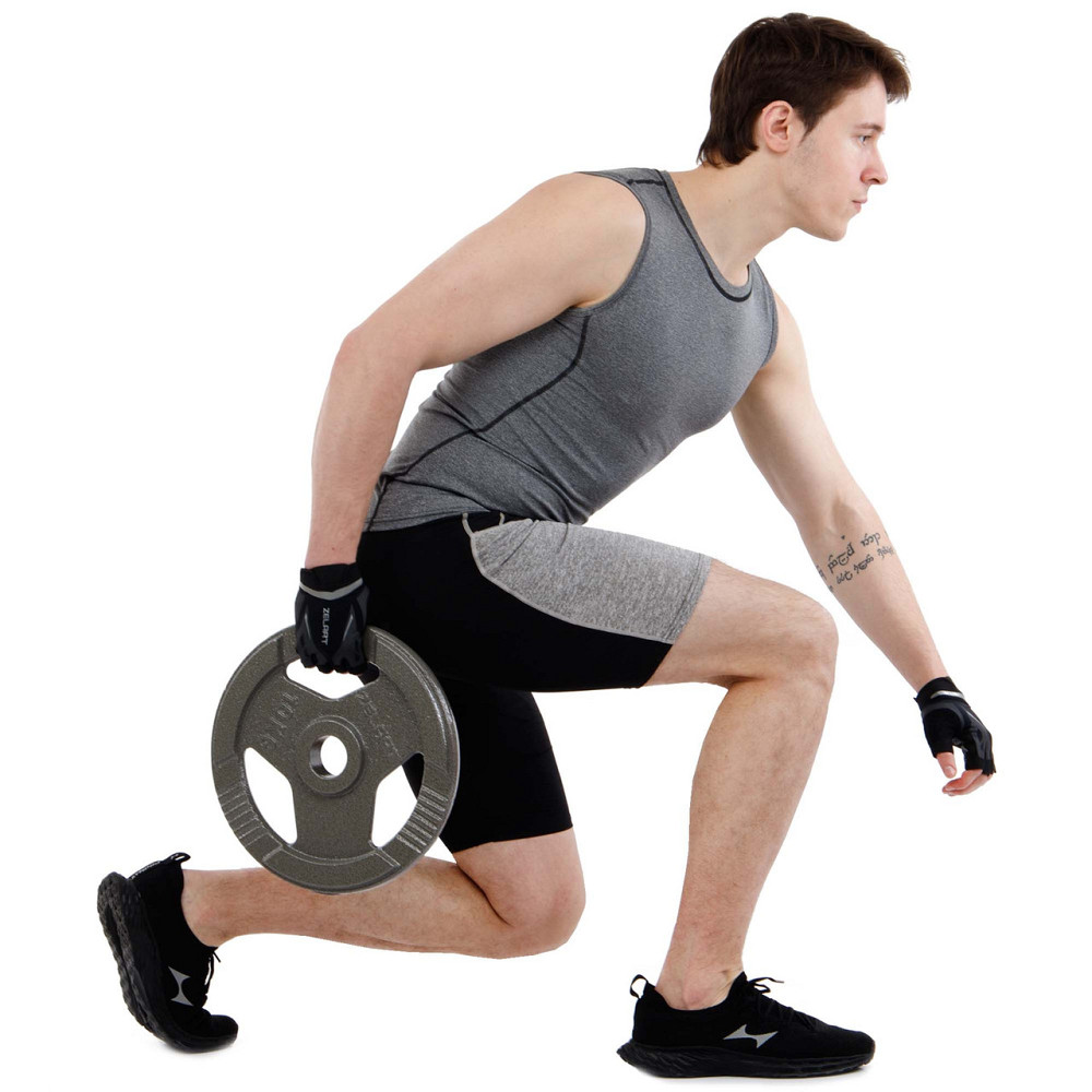 Диск сталевий з хватом 10 кг d-52мм Zelart-7791-10 Київ - фото 10