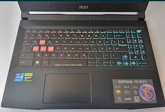 Ноутбук: MSI Katana 15(2023)/17 12650H/ RTX 4070/ RAM16GB/ SSD 512Gb/WIN 11 Київ