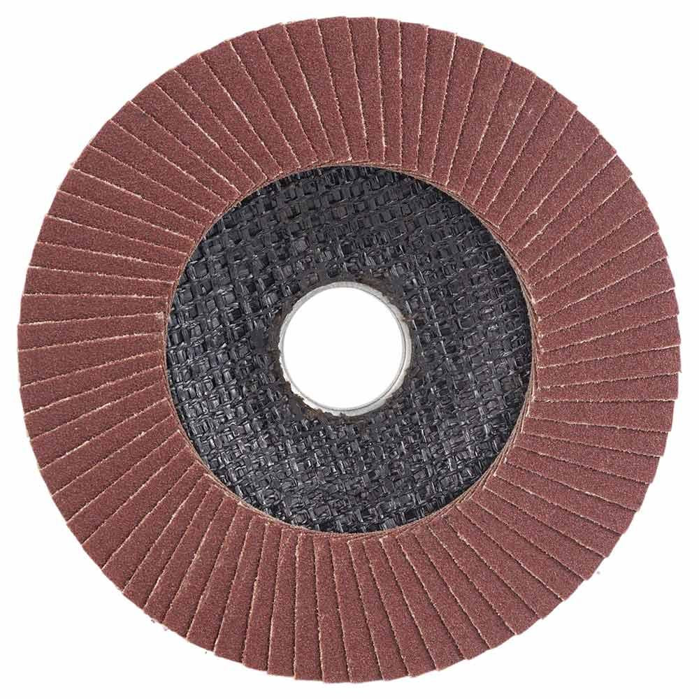 Круг лепестковый торцевой Т27 (прямой) Ø125мм P120 SIGMA (9172121) Ровно - изображение 1