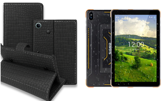 Книжка-трансформер для планшета Sigma mobile Tab A1035 Max, колір Black Krokodil Black Київ