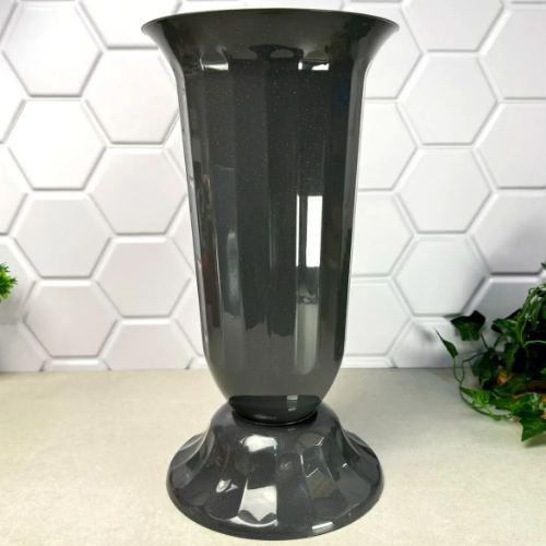 Вазон Флора з підставкою 38см граніт Алеана Житомир