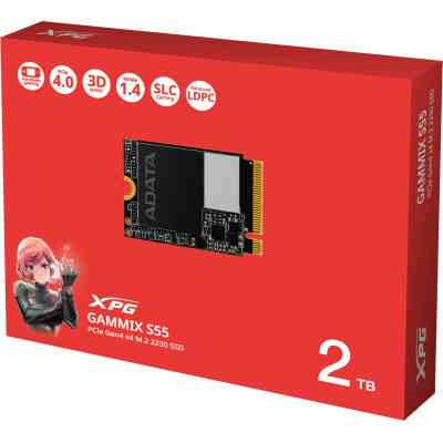Накопитель SSD M.2 2230 2TB GAMMIX S55 ADATA (SGAMMIXS55-2T-C) Винница
