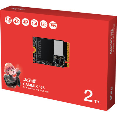 Накопитель SSD M.2 2230 2TB GAMMIX S55 ADATA (SGAMMIXS55-2T-C) Винница - изображение 3