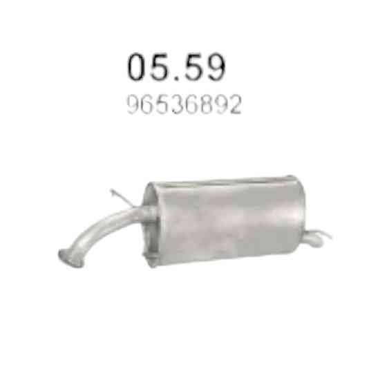 Глушитель хэтчбэк алюминий Авео Мукачево