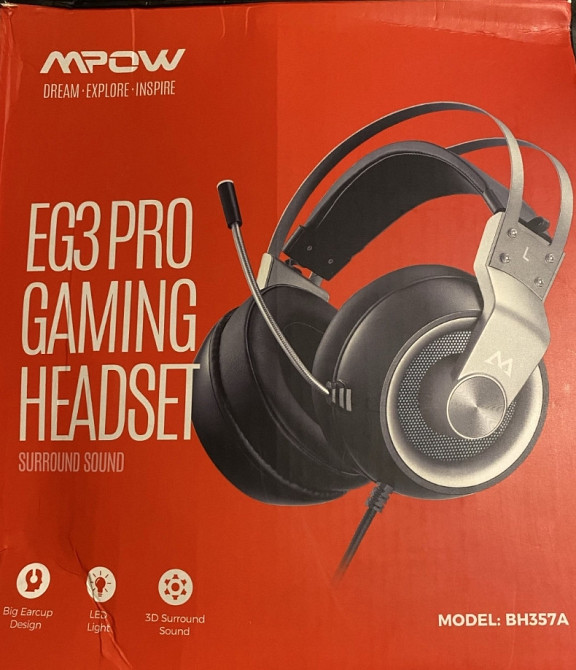 MPOW EG3 Pro Gaming Headset.  Продам " MPOW EG3 Pro Gaming Headset". Харків - фото 4