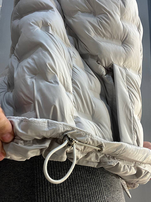 Жилет женский A-N 8040 стеганый средней длины воротник стойка аэропух светло серый, светло-серый, 42 Киев - изображение 18