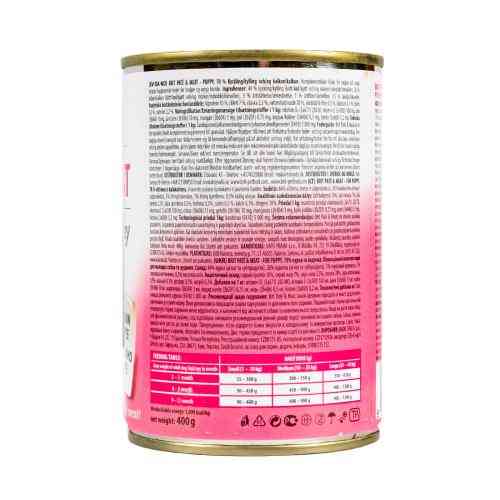 Корм влажный Brit Care Pate and Meat для щенков с курицей и индейкой 400 г Киев