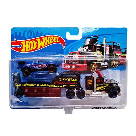 Детский игровой набор машинок T-H708-1(Blue-1) с трейлером Винница