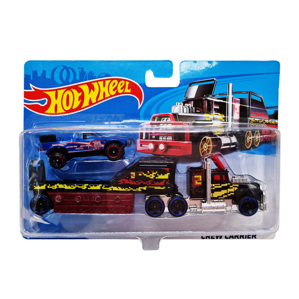 Дитячий ігровий набір машинок T-H708-1(Blue-1) з трейлером Вінниця - фото 1