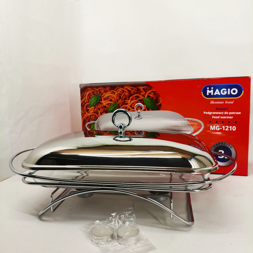 Мармит с подогревом, Мармитница для поддержания температуры блюд, Мармит для разогрева еды YR-19 Львов - изображение 6