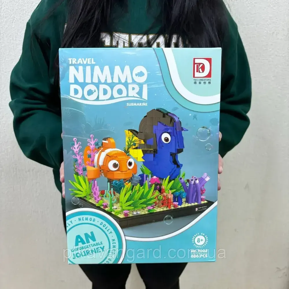 Конструктор рыбки Немо и Дори 886 деталей 3D Creator подводный мир Хмельницкий - изображение 1