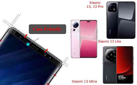 Захисне скло HyperGlass Pro для Xiaomi 13, 13 Lite, 13 Pro, 13 Ultra – максимальна чутливість та захист Київ
