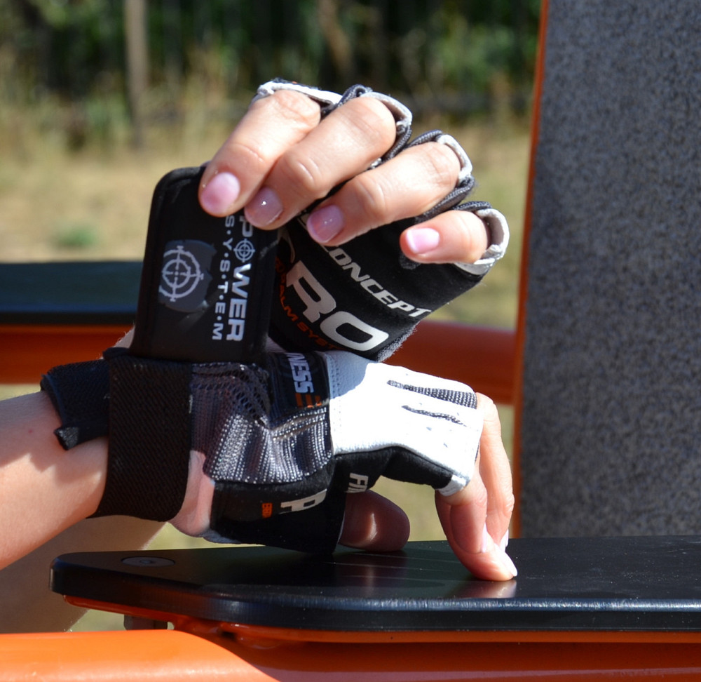 Рукавички для фітнесу Power System PS-2300 Fitness Grey/White S Луцк - изображение 10