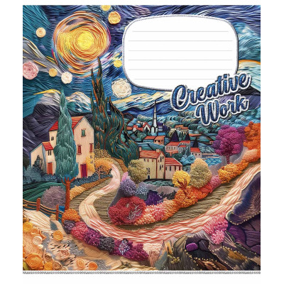Тетрадь Школярик Creative work 18 листов клетка (018-3537K) Винница - изображение 5