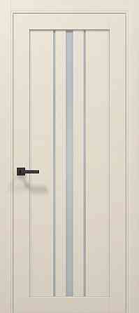 Двери экошпон, Полотно, серия TETRA  , Модель Т-03 (сатин) Цвет: Крем мат. (НОВИНКА) Крем мат. Сатин Киев