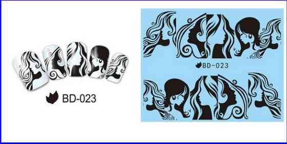 Наклейки для нігтів BD-023 Київ