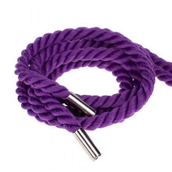 Мотузка для бондажу Premium Silky 10M, Purple Sex Aura Київ