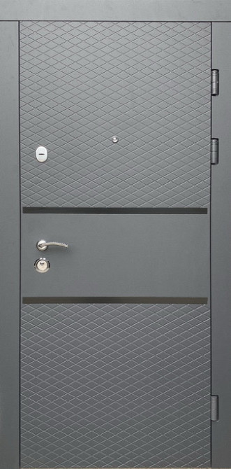 Двері квартирні Redfort, модель Грація (Антрацит), комплектація Комфорт Київ - фото 1