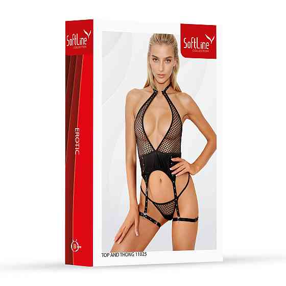 Комплект білизни - Set top and thong 11025, black - L Sex Aura Київ