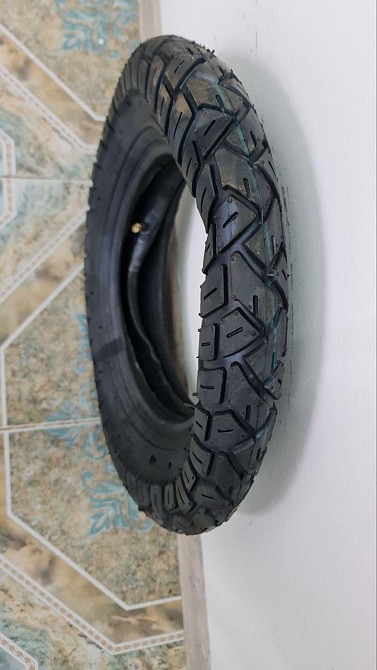 Покрышка для колеса тачки 3.5х10 Покрышка с камерой для строительной тачки Шина на тележку Белая Церковь - изображение 3