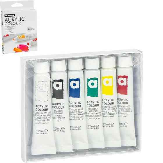 Набір акрилових фарб "Art Ranger Acryliс" PA31.06012A 12 мл 6 кольорів Вінниця