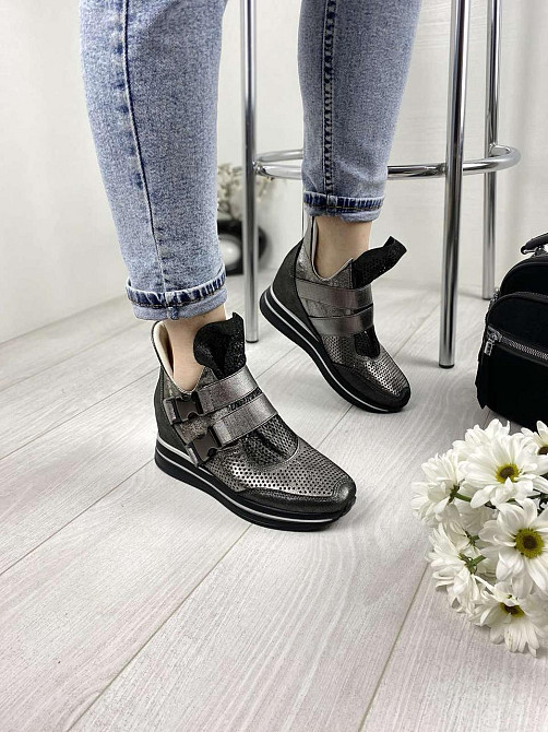 Marko Снікерси жіночі DE MARKO 7001 нікель (весна-літо, шкіра натуральна) (3169) Коломыя - изображение 9