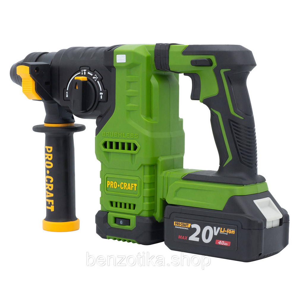 Акумуляторний перфоратор Procraft PHA30 Кейс (з 2 акб та ЗП) Киев - изображение 6