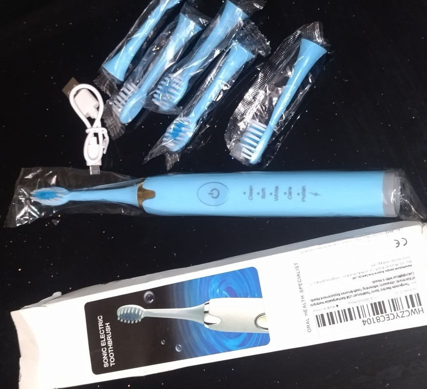 Электрическая зубная щётка + 6 насадок . Харьков - изображение 3