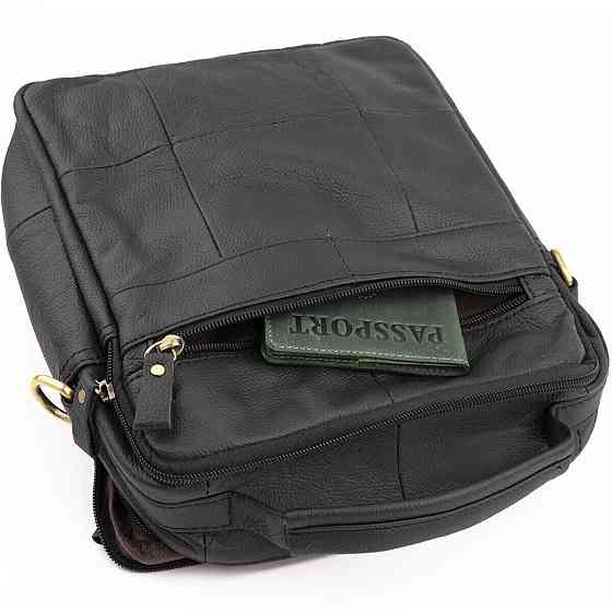 Сумка мужская флотар Vintage 14763 Черная Киев