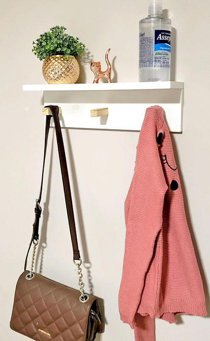 Вішалка для сумок "Делорія 3" зефір-бланже Миколаїв - фото 1