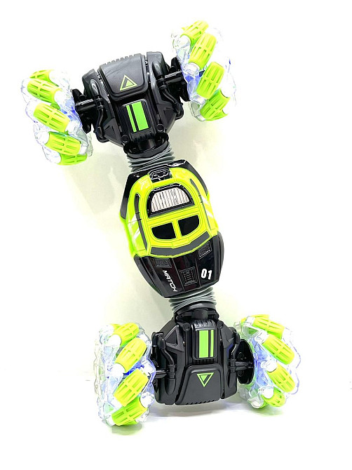 Машина трюкова Limo Toy перевертень всюдихід 2 пульта дистанційного керування Вид 3 Зелена (М 5508) Чернігів - фото 7