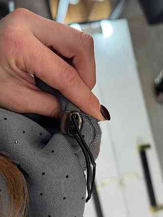 Жіночий утеплений блискуче худі зі стразами тринитка на флісі Сірий, 46/48 Одеса