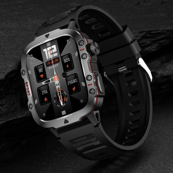 Умные смарт часы Smart Expert Nano Steel каучук + 2 ремешка Винница - изображение 7