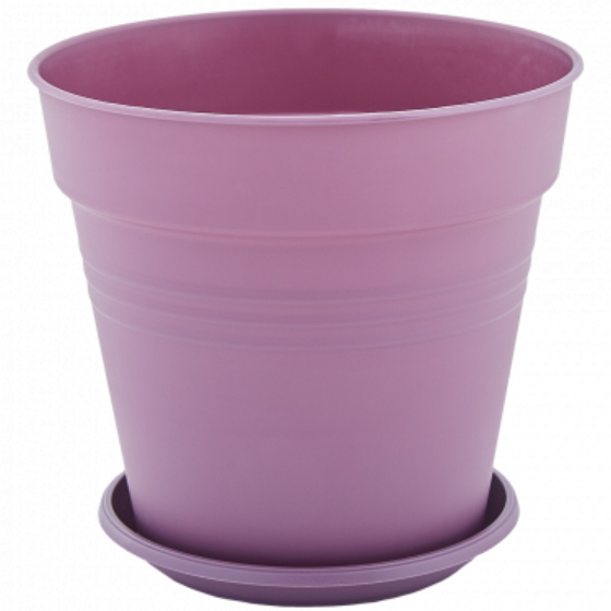 Вазон Глорія з підставкою 23,1*22,1см фіолетовий Алеана Житомир - изображение 1