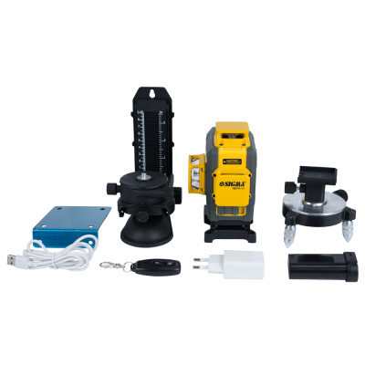 Лазерный нивелир Sigma самовыравнивающийся 16 линий 4x360° (3727251) Винница - изображение 4