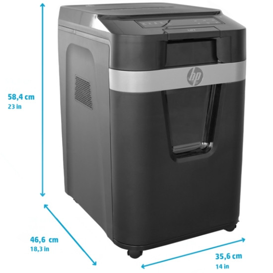 Знищувач документів HP Pro Shred Auto 200CC, CrossCut Paper Shredder, A4, 80g х 10 л.,4*20, 32л.,P-4 Винница - изображение 7