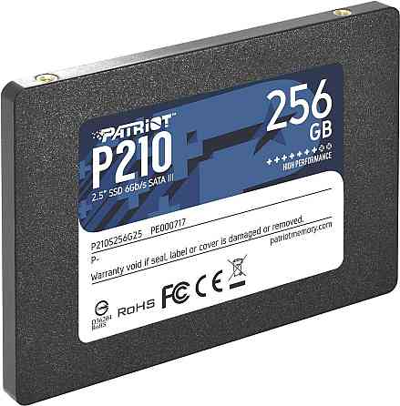 SSD диск накопичувач Patriot P210 256GB 2.5" 7mm SATAIII 3D QLC P210S256G25 Одеса