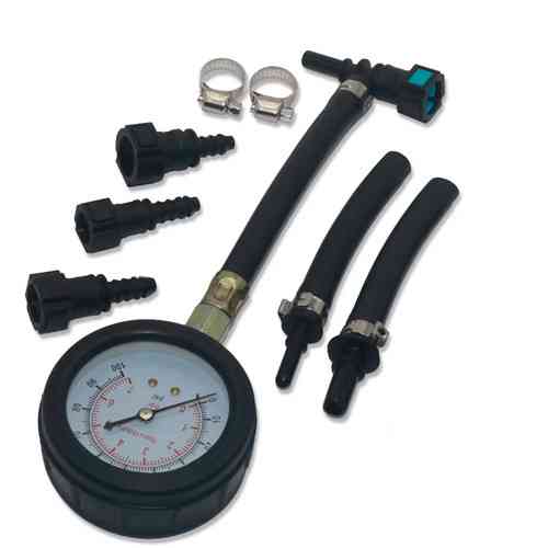 Манометр для вимірювання тиску палива 0–100 psi 1–7 бар, комплект із перехідниками та шлангом Київ