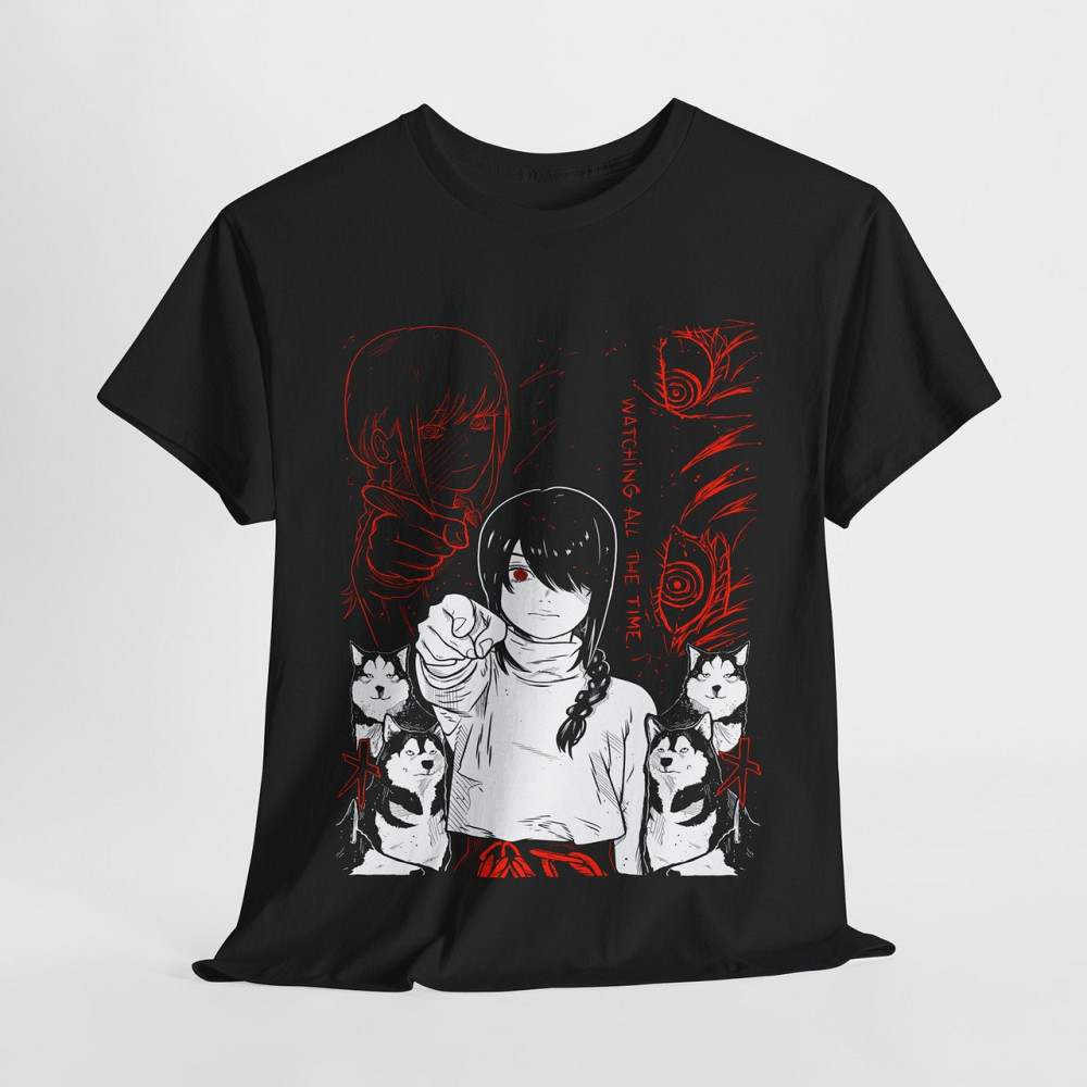 Футболка для мальчика аниме Человек-бензопила оверсайз (рост от 165 до 180 ) Черний AnimeJ0787m Днепр - изображение 6