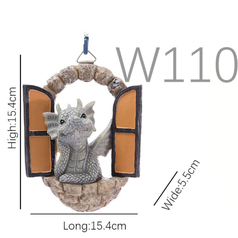 Садова фігурка Дракончик. Садові фігури. Декор для саду Одеса - фото 3